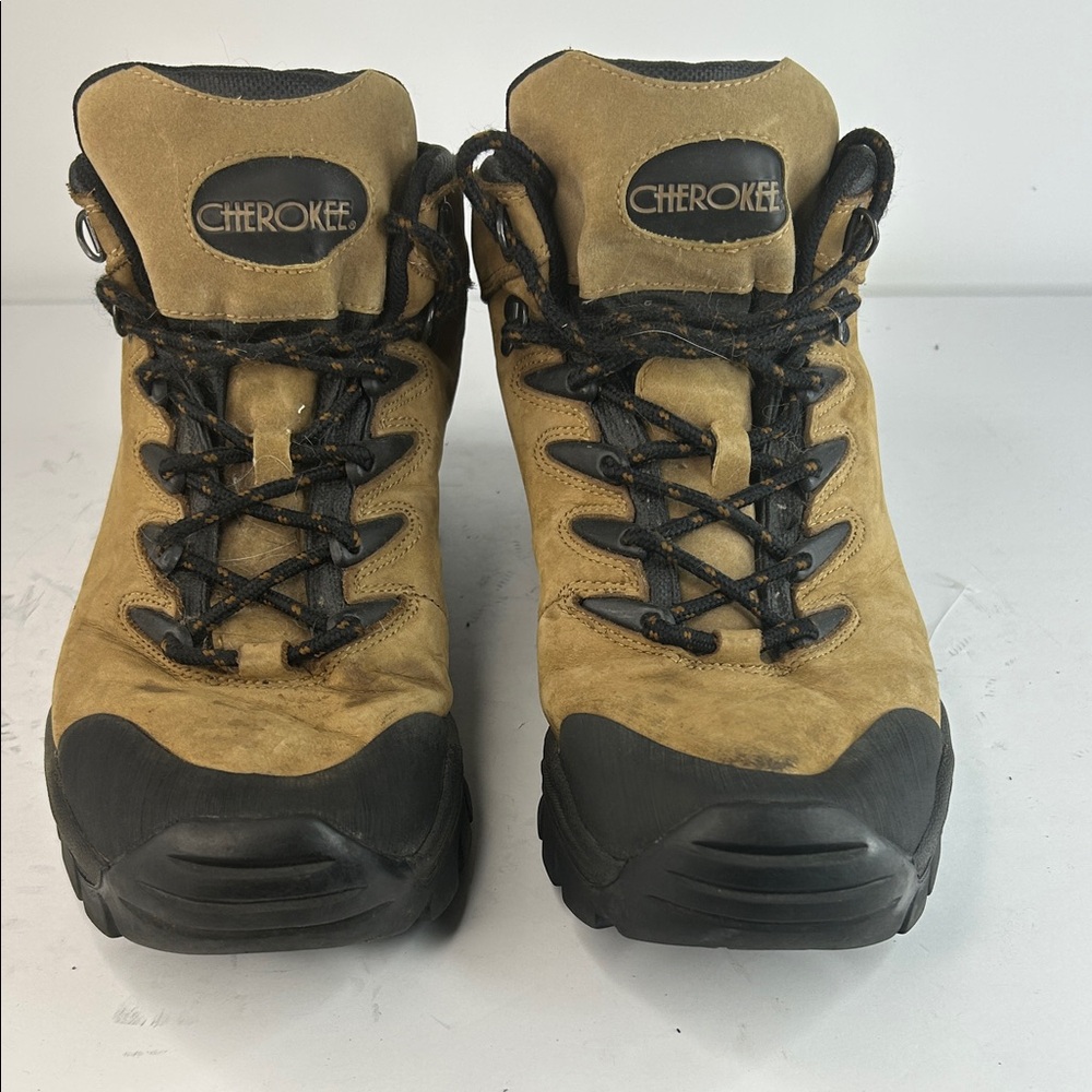 Cherokee Men's Brown Lace-Up Boots